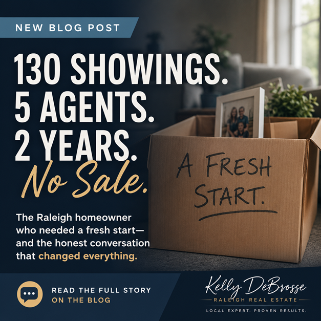 Should I Sell My Home in Raleigh? 5 Agents 130 Showings No Sale